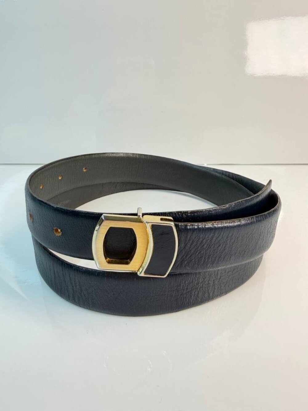 L’Aiglon France Reversible Leather Belt – Size 36